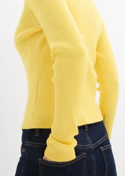 Clearance Chaqueta de punto fino de mezcla de viscosa suave Mujer Jerséis|Novedades