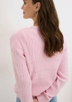 Sale Chaqueta de punto fino de mezcla de viscosa Mujer Jerséis|Ropa De Punto
