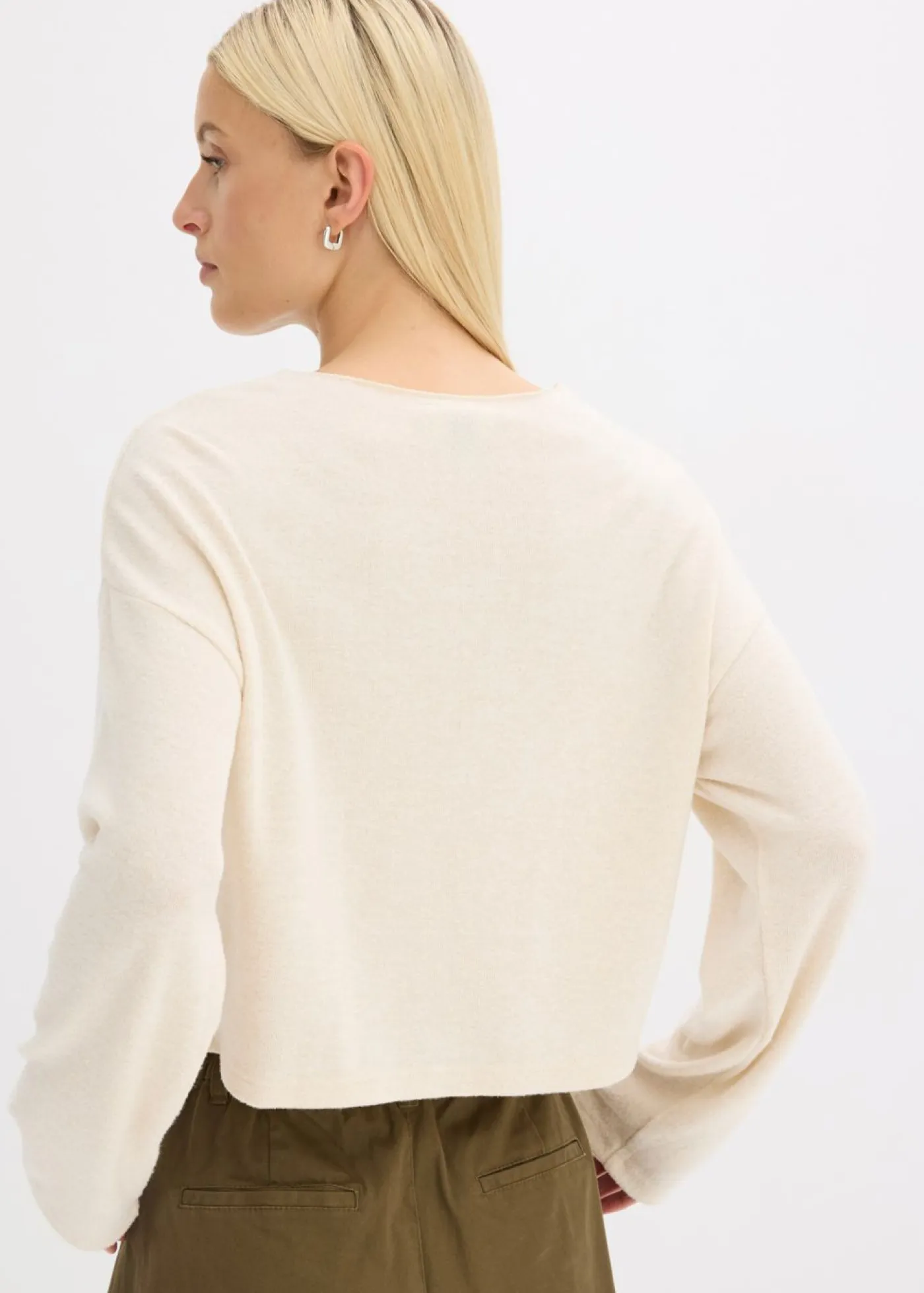 Sale Chaqueta de punto fino de canalé Mujer Jerséis|Ropa De Punto