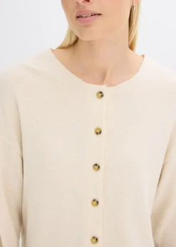 Sale Chaqueta de punto fino de canalé Mujer Jerséis|Ropa De Punto