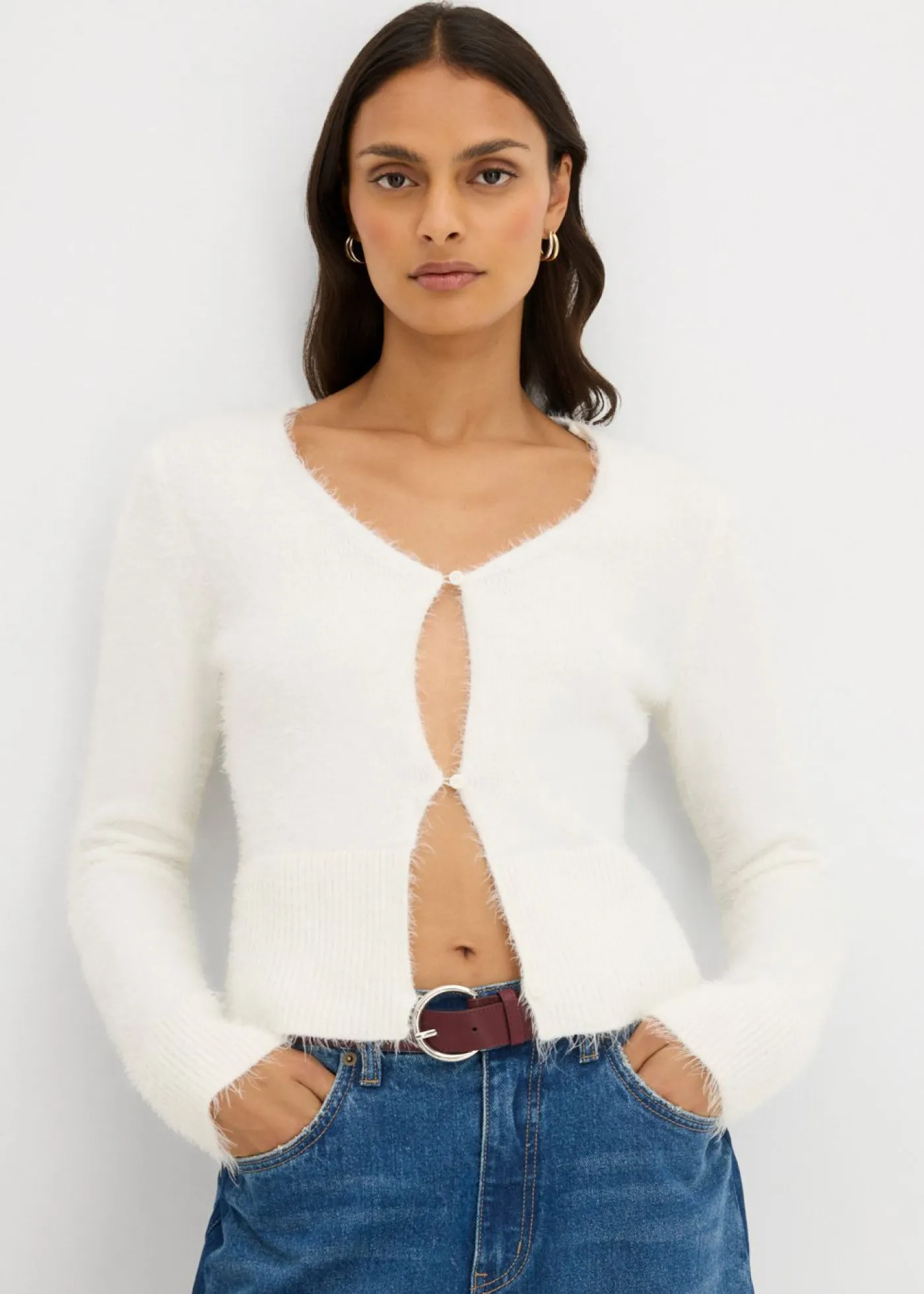Best Chaqueta de punto fino de hilo suave Mujer Jerséis|Ropa De Punto