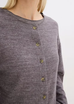Sale Chaqueta de punto fino de canalé Mujer Jerséis|Ropa De Punto