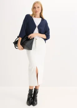 New Chaqueta de punto fino de algodón puro Mujer Jerséis|Novedades