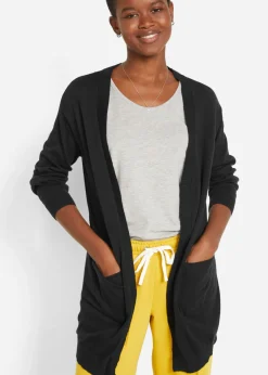 New Chaqueta de punto fino de algodón Mujer Básicos|Jerséis