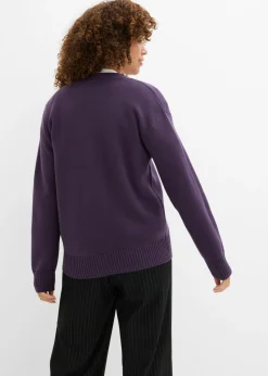 Clearance Chaqueta de punto fino Milano de canalé Mujer Básicos|Jerséis