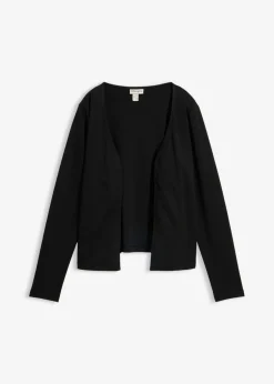 Chaqueta de punto grueso de algodón orgánico puro Mujer Básicos|Camisetas
