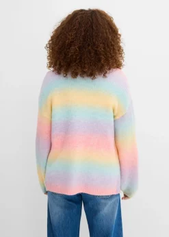 Outlet Chaqueta de punto grueso en suave mezcla de lana Mujer Jerséis|Ropa De Punto