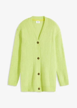 Clearance Chaqueta de punto grueso de suave mezcla de lana Mujer Jerséis|Ropa De Punto