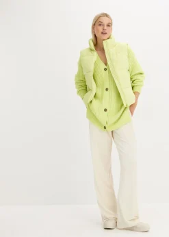 Clearance Chaqueta de punto grueso de suave mezcla de lana Mujer Jerséis|Ropa De Punto