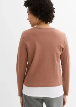 Best Chaqueta de punto grueso de algodón orgánico puro Mujer Básicos|Camisetas