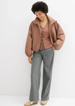 Best Chaqueta de punto grueso de algodón orgánico puro Mujer Básicos|Camisetas