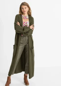Sale Chaqueta de punto holgada de largo midi Mujer Jerséis|Ropa De Punto