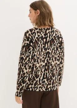 Sale Chaqueta de punto jacquard Mujer Jerséis|Ropa De Punto