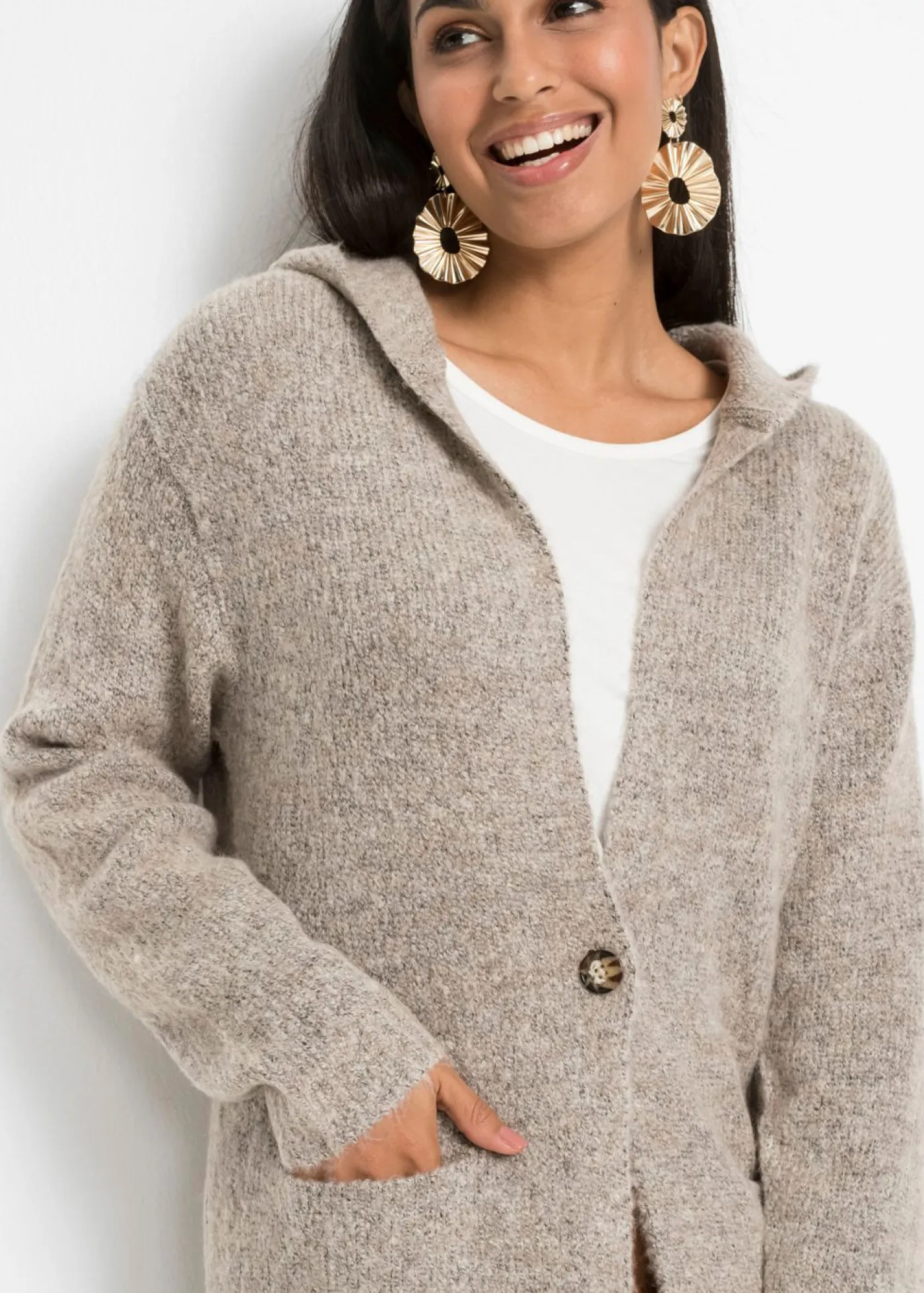 Outlet Chaqueta de punto larga Mujer Jerséis|Ropa De Punto