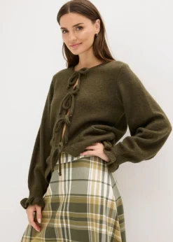 Sale Chaqueta de punto oversize de suave mezcla de lana Mujer Jerséis|Ropa De Punto