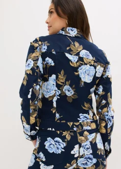 Chaqueta de sarga de algodón Mujer Chaquetas Y Abrigos|Novedades