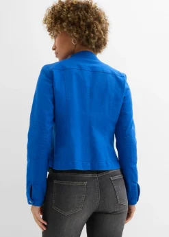 Clearance Chaqueta de sarga de algodón con insertos elásticos en los laterales Mujer Chaquetas Y Abrigos