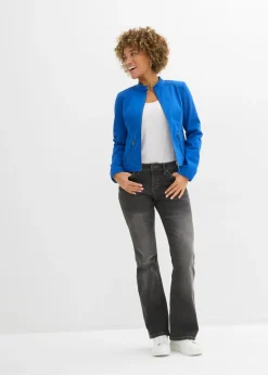 Clearance Chaqueta de sarga de algodón con insertos elásticos en los laterales Mujer Chaquetas Y Abrigos