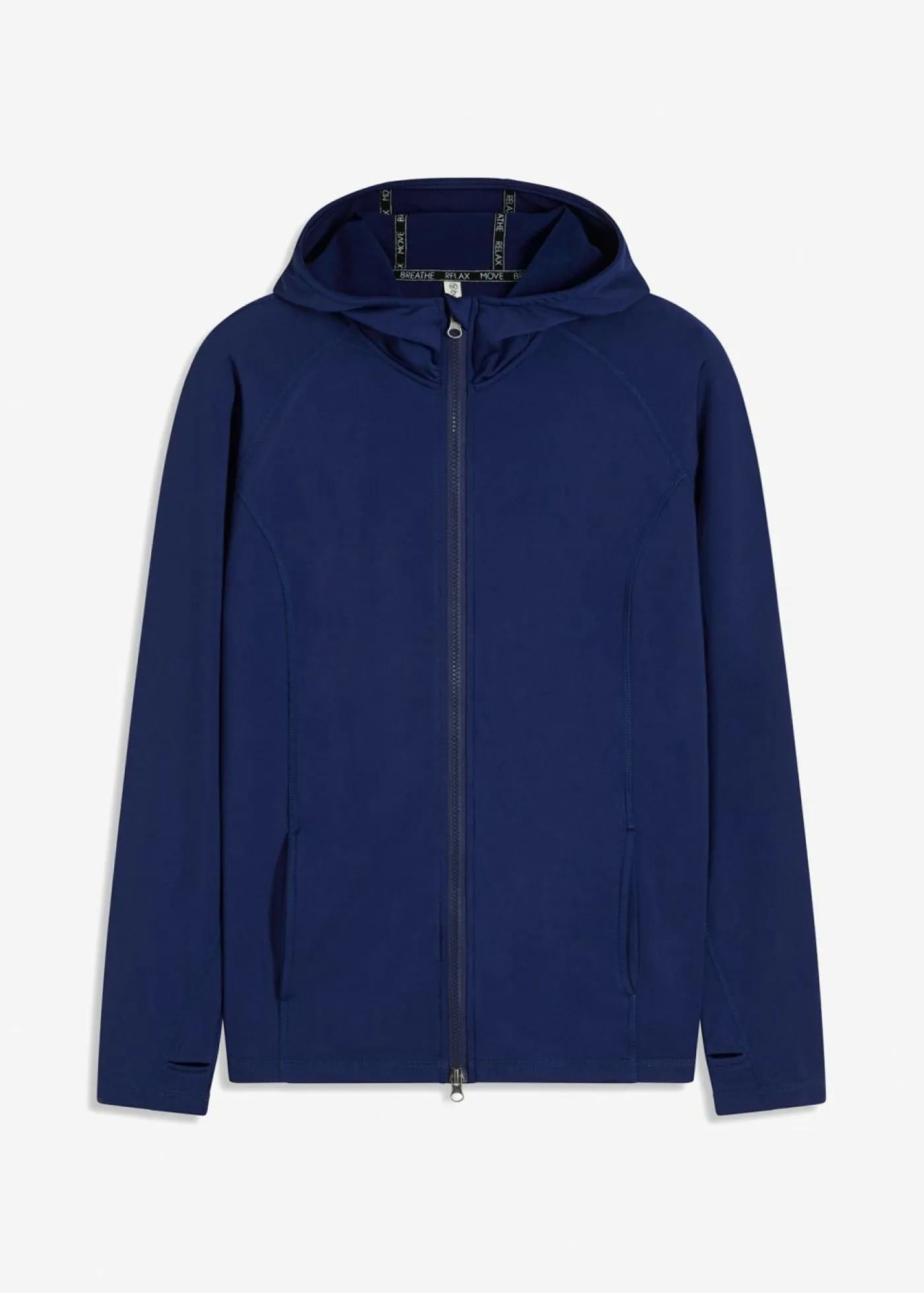 Clearance Chaqueta deportiva térmica con presilla para el pulgar y material de secado rápido Mujer Ropa Deportiva|Chaquetas Y Abrigos
