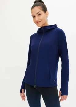 Clearance Chaqueta deportiva térmica con presilla para el pulgar y material de secado rápido Mujer Ropa Deportiva|Chaquetas Y Abrigos