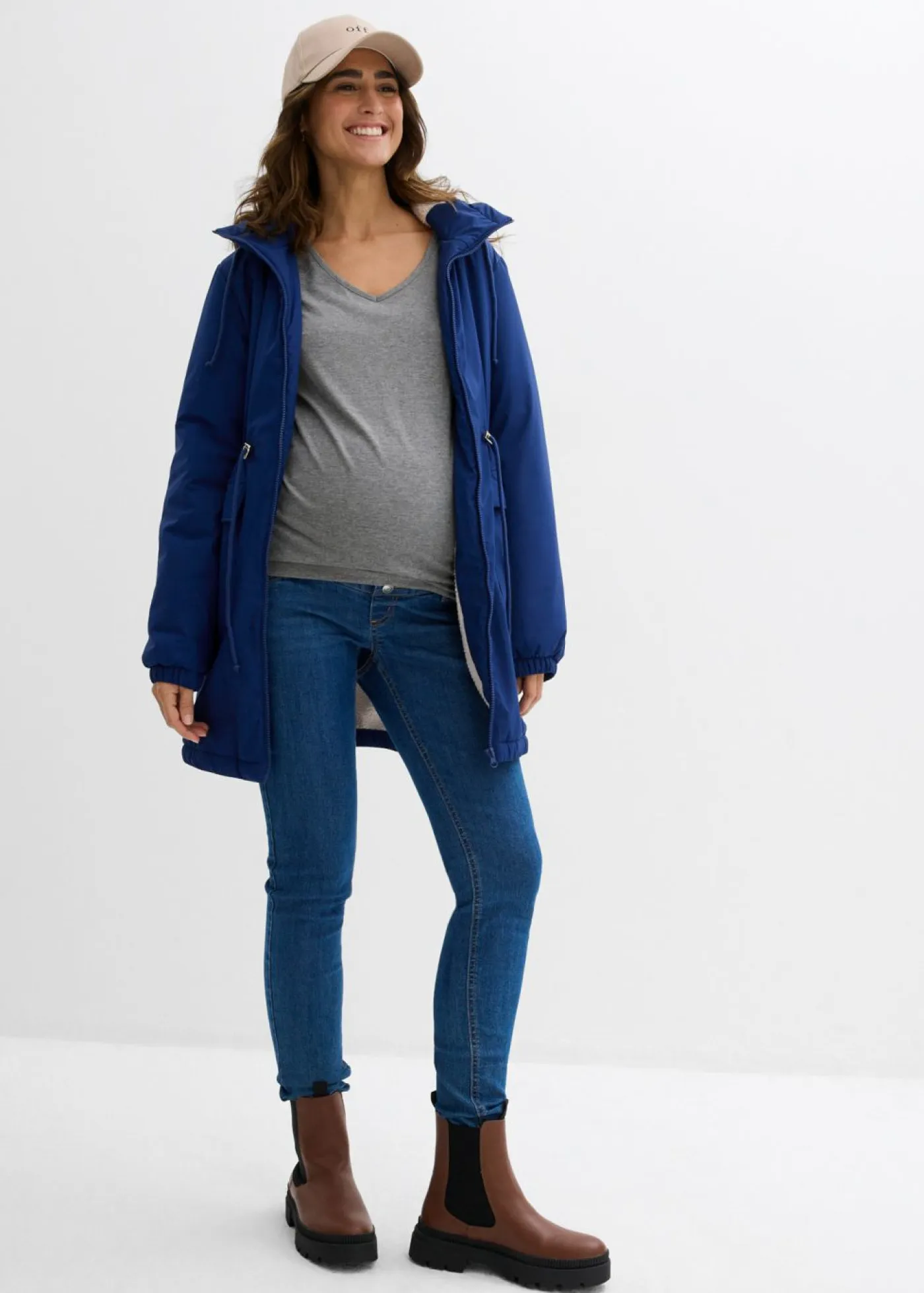 New Chaqueta forrada para durante y después del embarazo Mujer Premamá