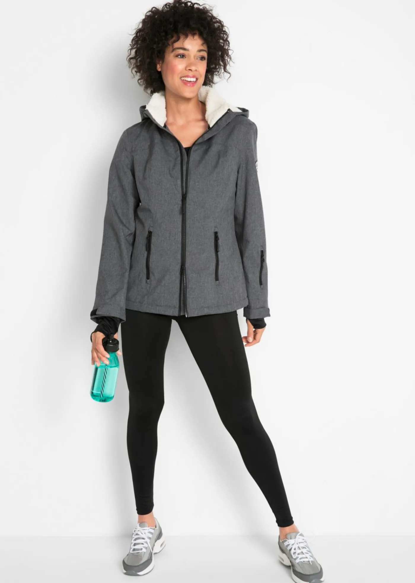 Discount Chaqueta funcional con forro polar Mujer Ropa Para El Aire Libre|Ropa Deportiva