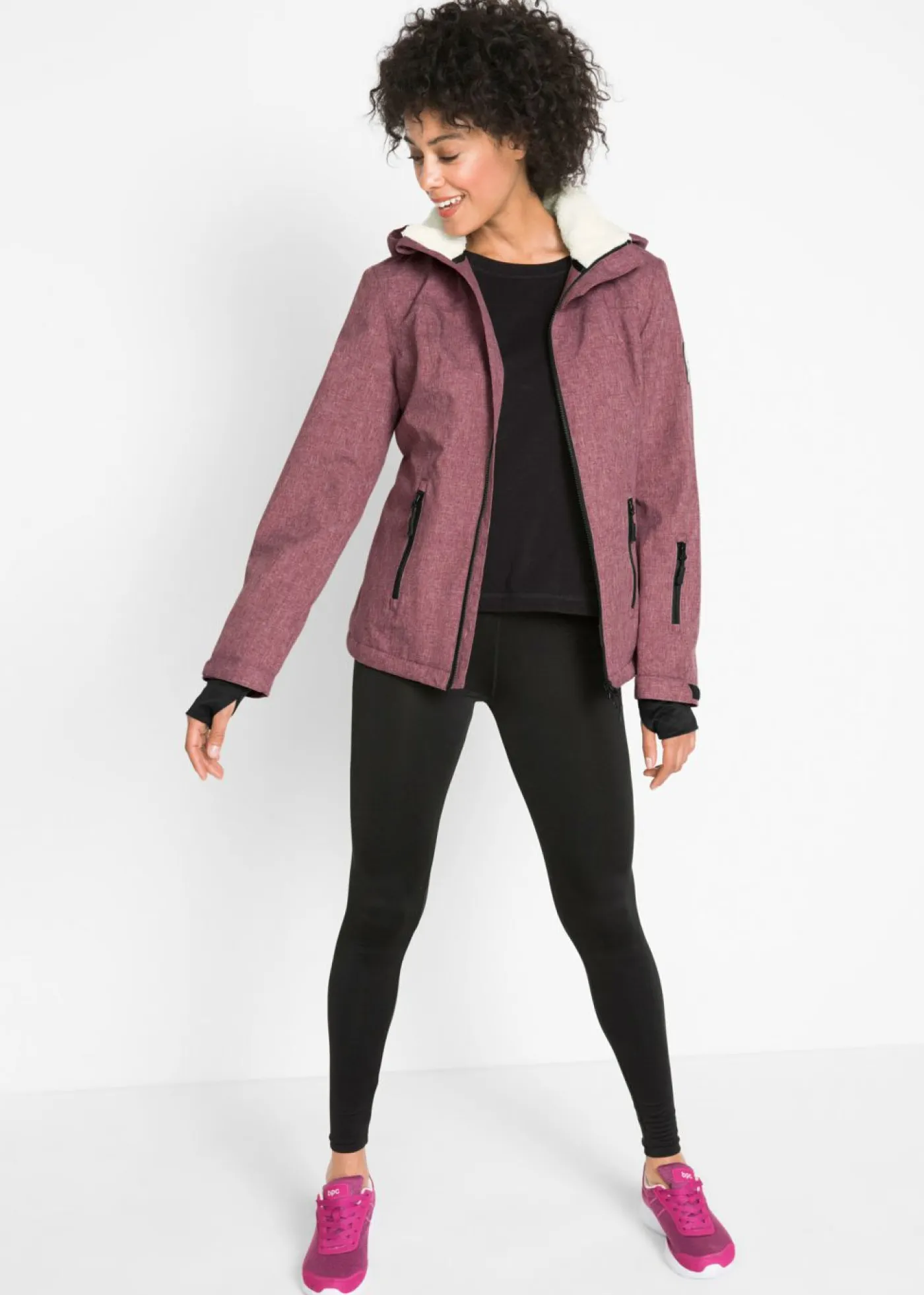 Hot Chaqueta funcional con forro polar Mujer Ropa Para El Aire Libre|Ropa Deportiva