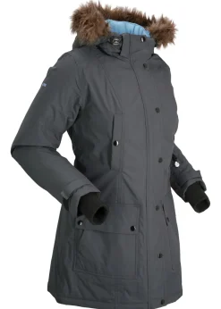 Clearance Chaqueta funcional de trekking con capucha, diseño largo y tejido impermeable Mujer Chaquetas Y Abrigos
