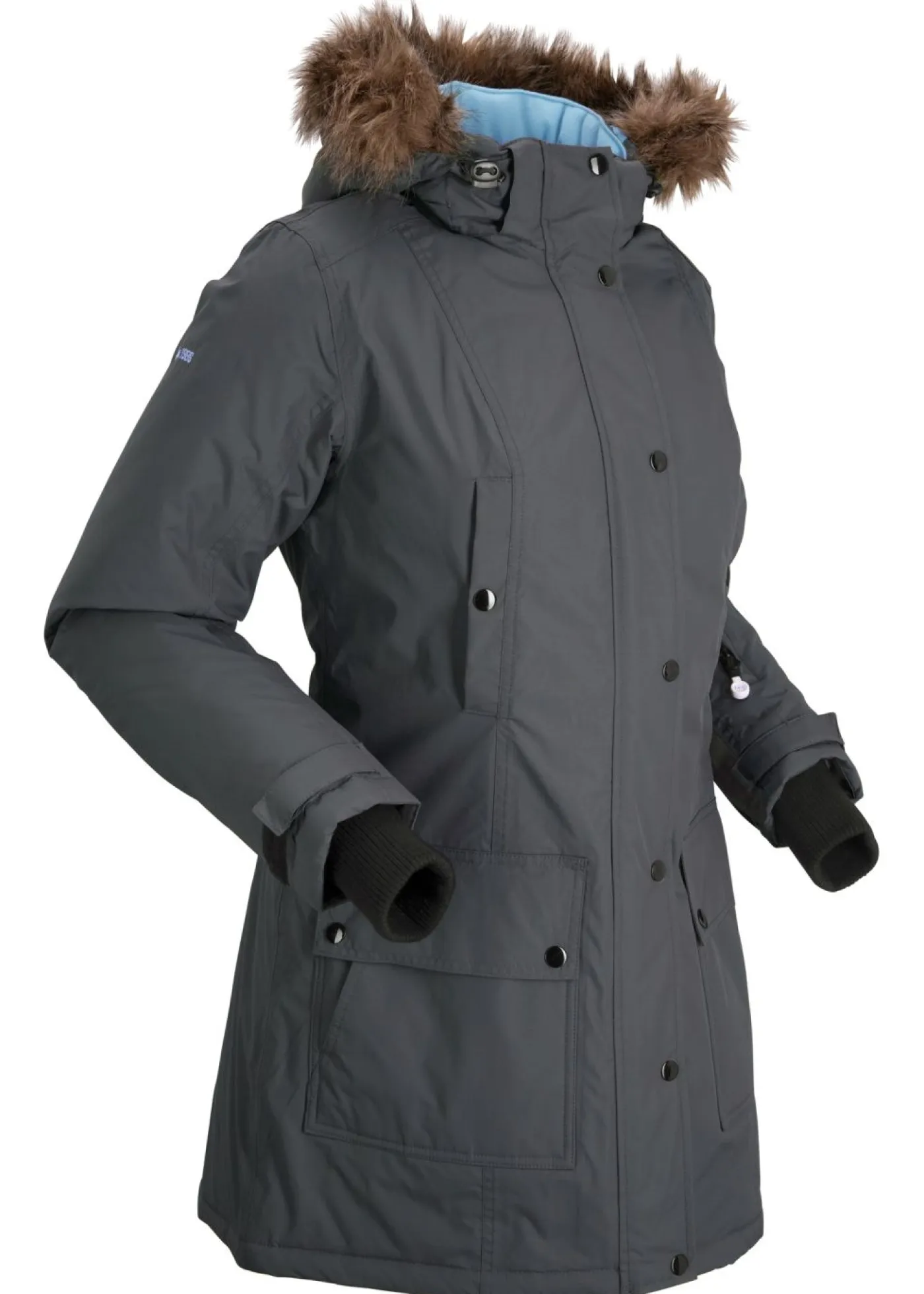 Clearance Chaqueta funcional de trekking con capucha, diseño largo y tejido impermeable Mujer Chaquetas Y Abrigos