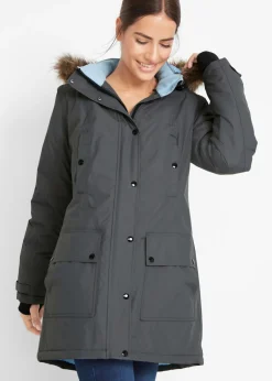 Clearance Chaqueta funcional de trekking con capucha, diseño largo y tejido impermeable Mujer Chaquetas Y Abrigos