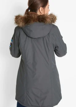 Clearance Chaqueta funcional de trekking con capucha, diseño largo y tejido impermeable Mujer Chaquetas Y Abrigos