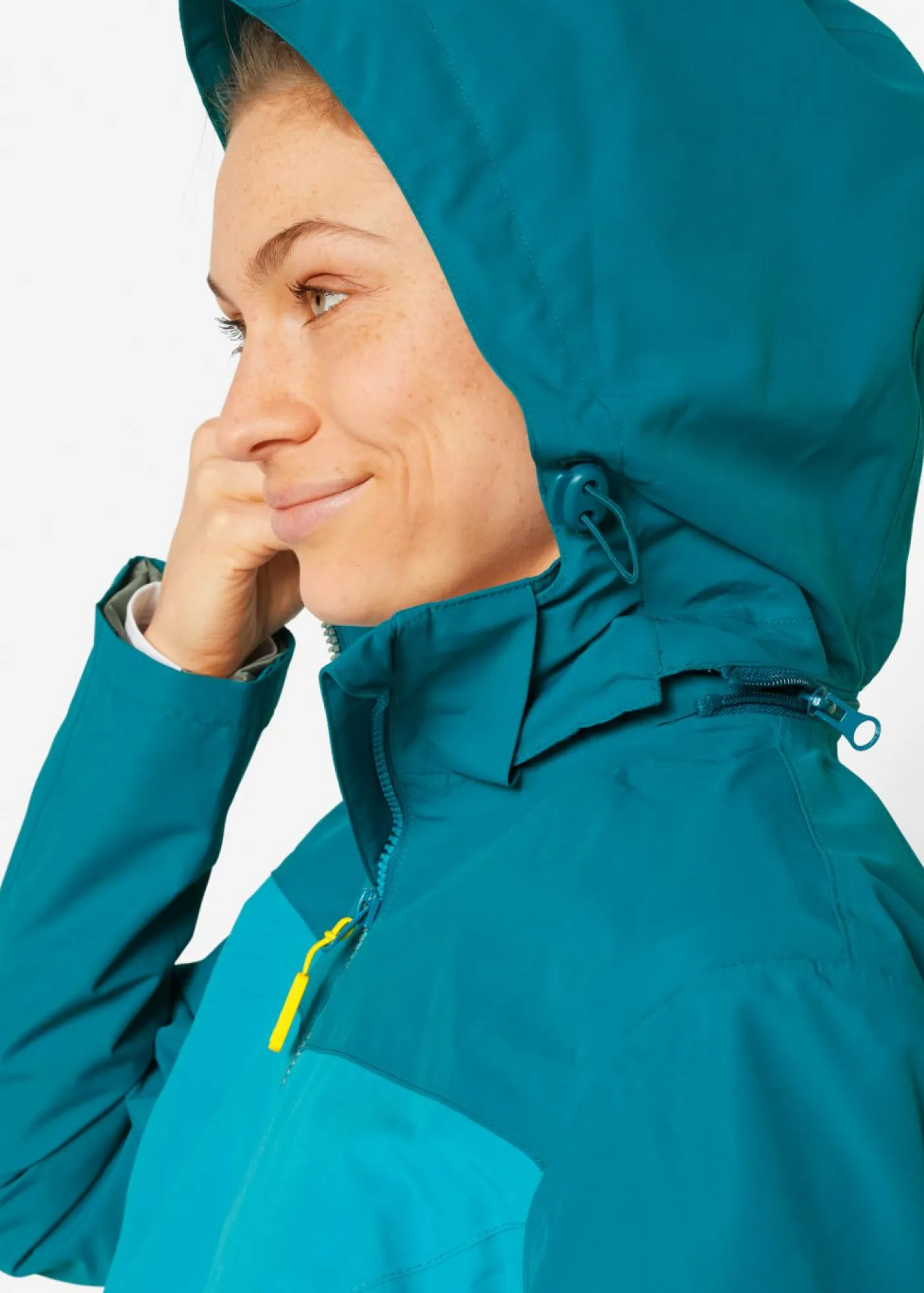 Clearance Chaqueta funcional impermeable con capucha Mujer Ropa Para El Aire Libre|Ropa Deportiva