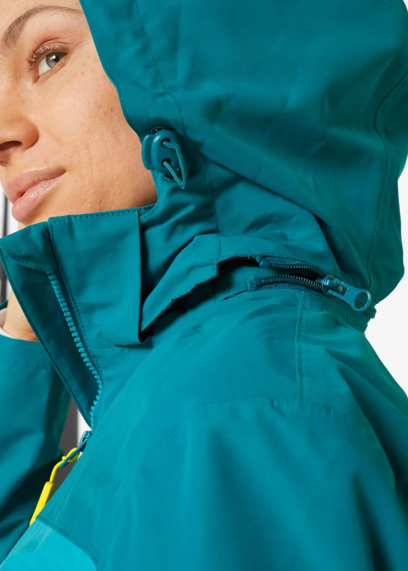 Clearance Chaqueta funcional impermeable con capucha Mujer Ropa Para El Aire Libre|Ropa Deportiva