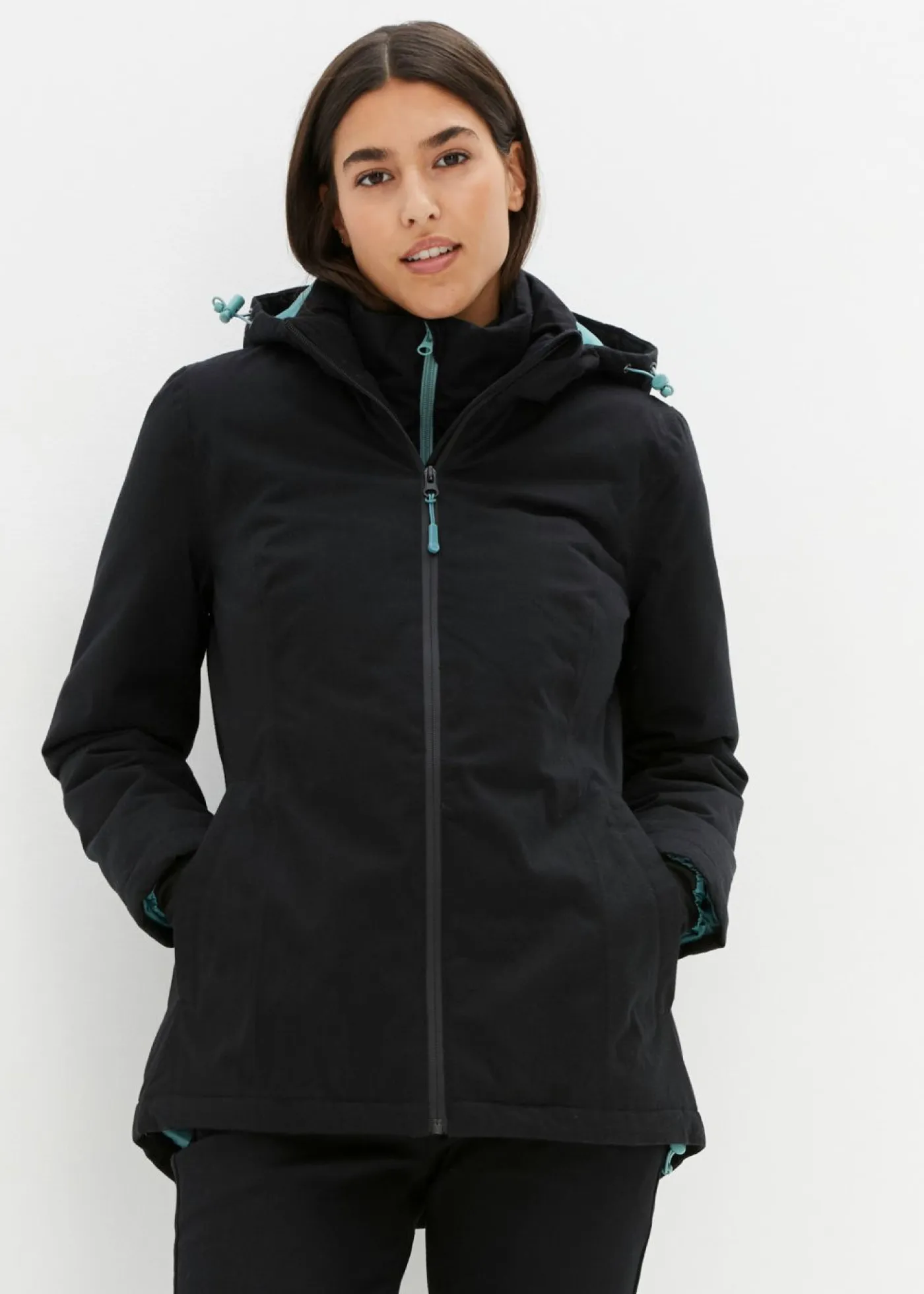 Chaqueta funcional, impermeable, efecto 2 en 1 Mujer Ropa Para El Aire Libre|Ropa Deportiva