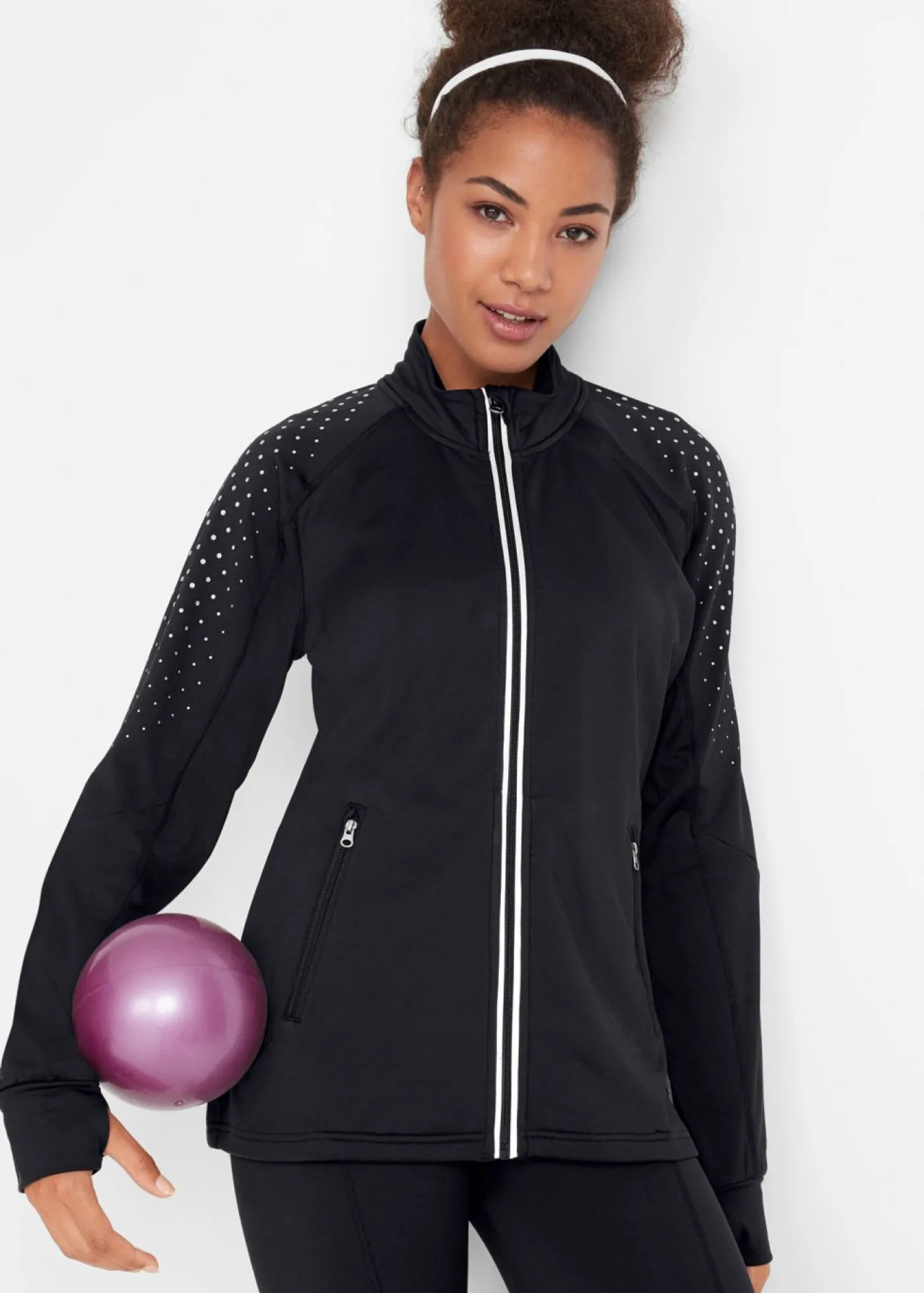 Online Chaqueta funcional térmica con estampado reflectante Mujer Ropa Térmica|Ropa Para El Aire Libre