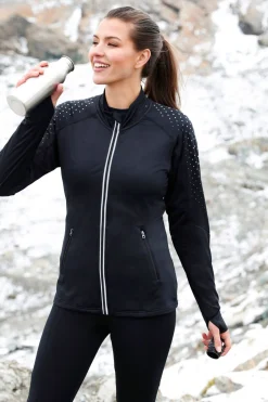 Online Chaqueta funcional térmica con estampado reflectante Mujer Ropa Térmica|Ropa Para El Aire Libre