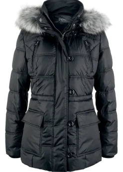 Discount Chaqueta guateada con capucha Mujer Chaquetas Y Abrigos