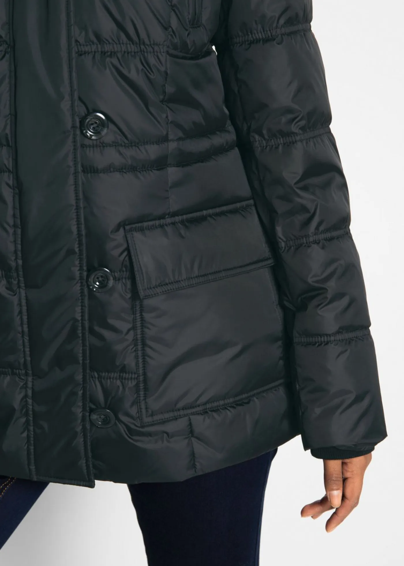 Discount Chaqueta guateada con capucha Mujer Chaquetas Y Abrigos