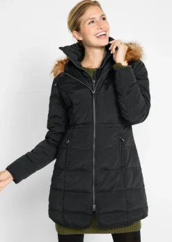 Online Chaqueta guateada con capucha Mujer Chaquetas Y Abrigos