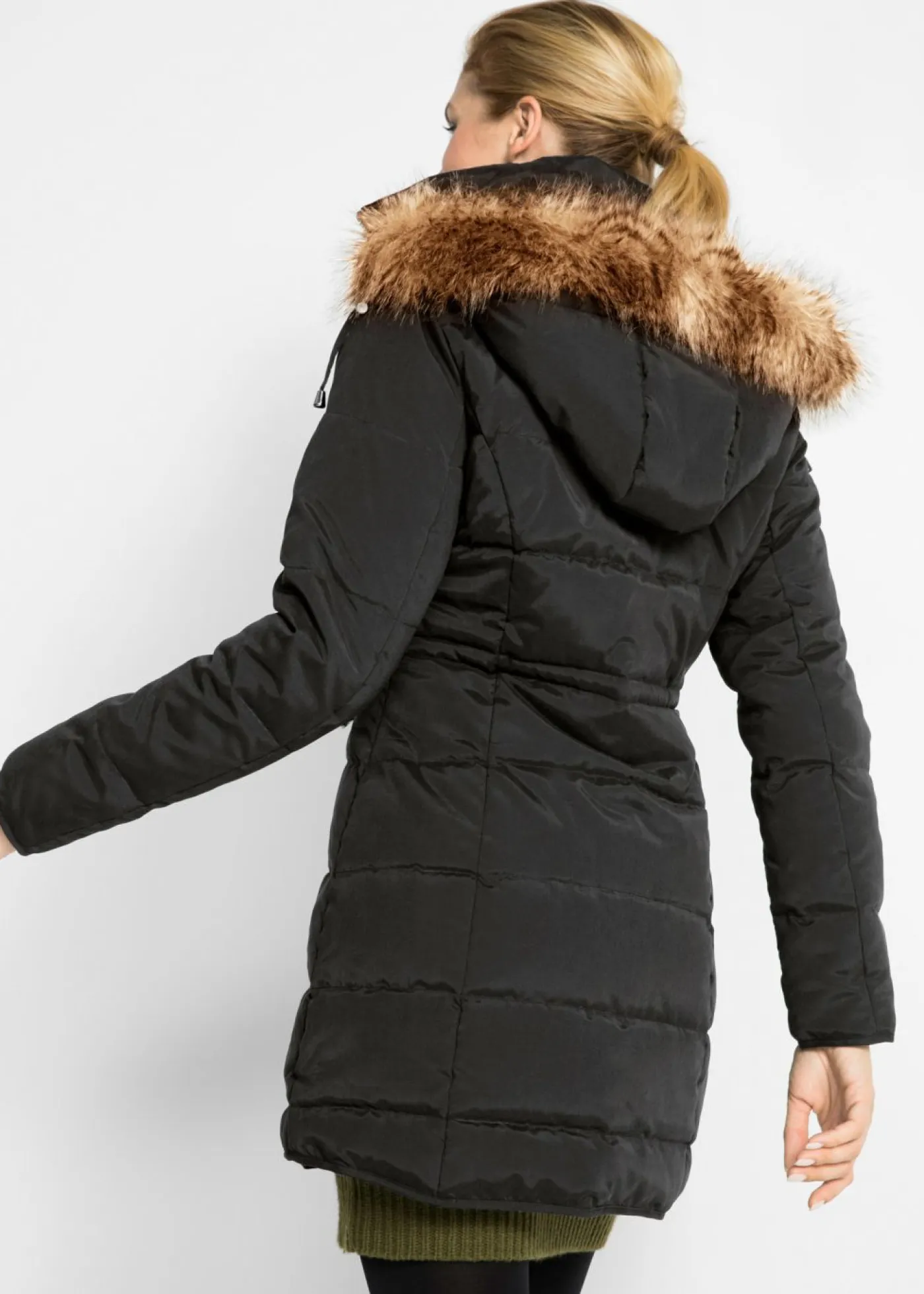 Online Chaqueta guateada con capucha Mujer Chaquetas Y Abrigos