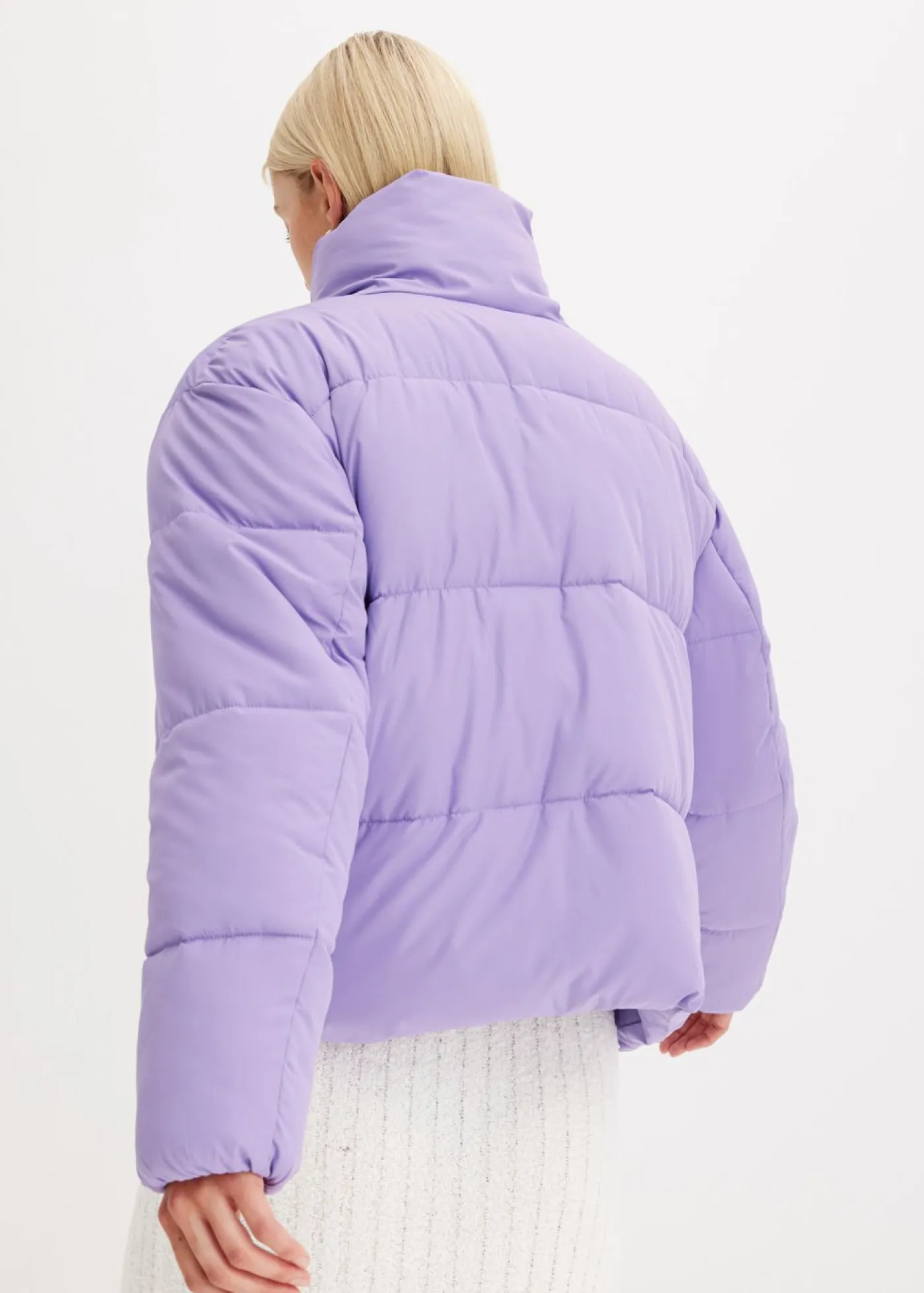 Sale Chaqueta guateada con cuello alto Mujer Chaquetas Y Abrigos