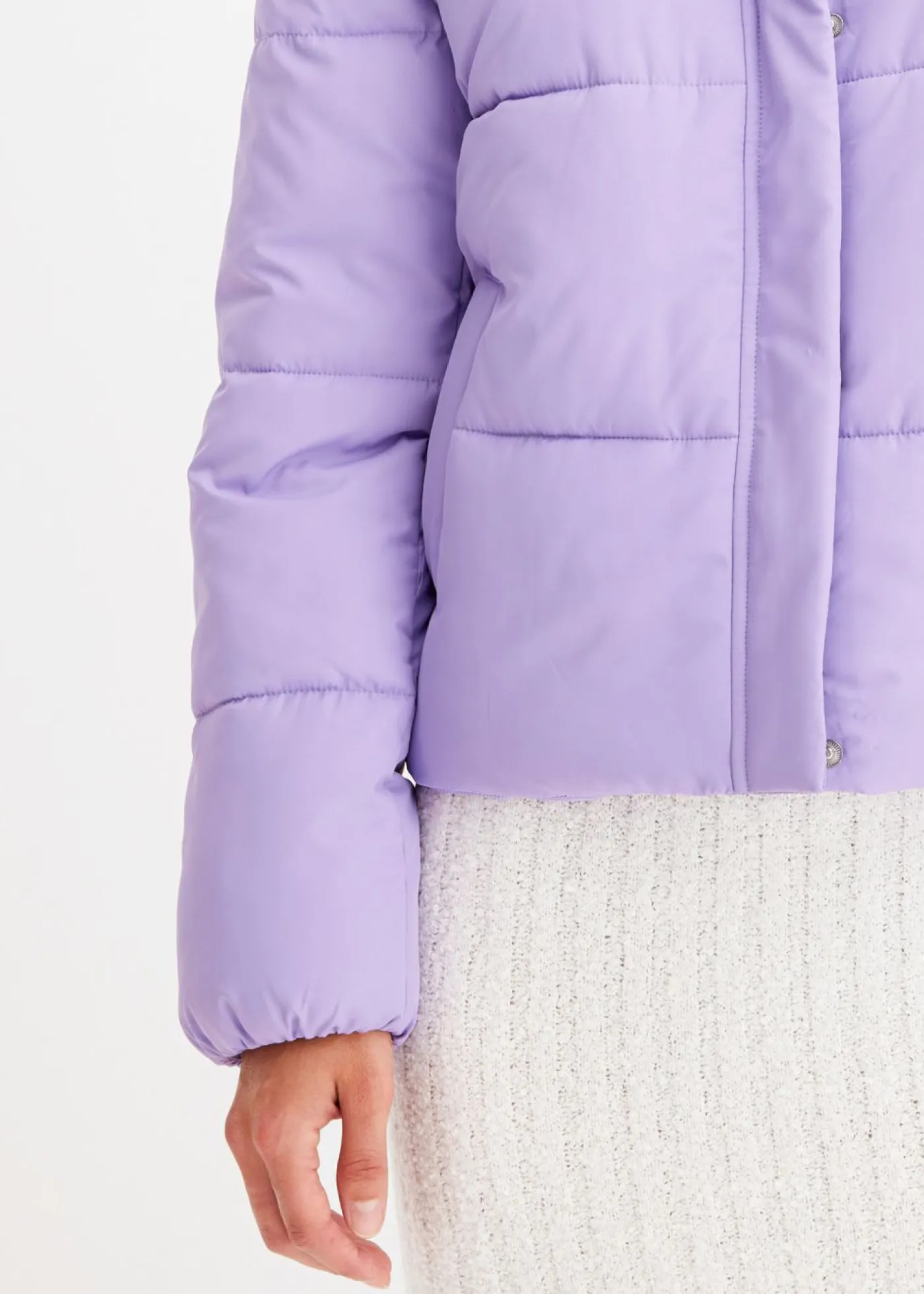 Sale Chaqueta guateada con cuello alto Mujer Chaquetas Y Abrigos