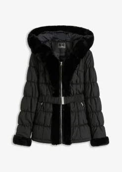 Outlet Chaqueta guateada con pelo sintético Mujer Chaquetas Y Abrigos