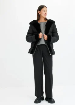 Outlet Chaqueta guateada con pelo sintético Mujer Chaquetas Y Abrigos