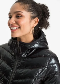 Online Chaqueta guateada efecto metalizado Mujer Chaquetas Y Abrigos