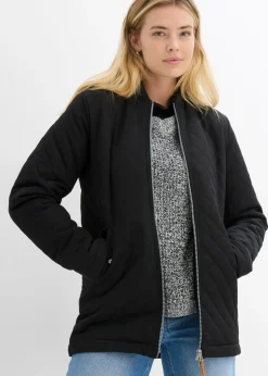 Chaqueta guateada larga Mujer Chaquetas Y Abrigos