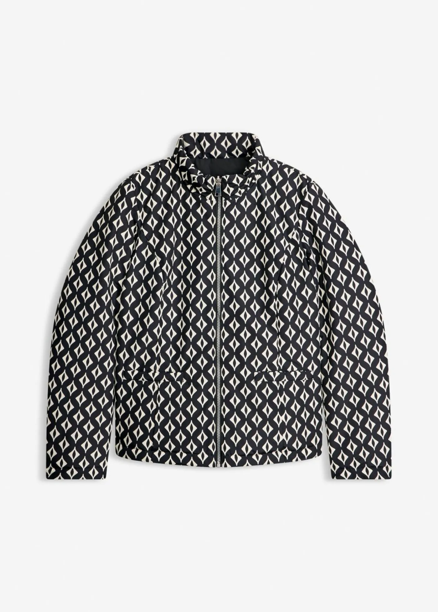 Chaqueta guateada reversible con estampado Mujer Chaquetas Y Abrigos|Novedades