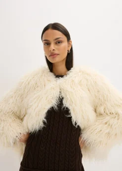 Outlet Chaqueta holgada de pelo sintético Mujer Chaquetas Y Abrigos