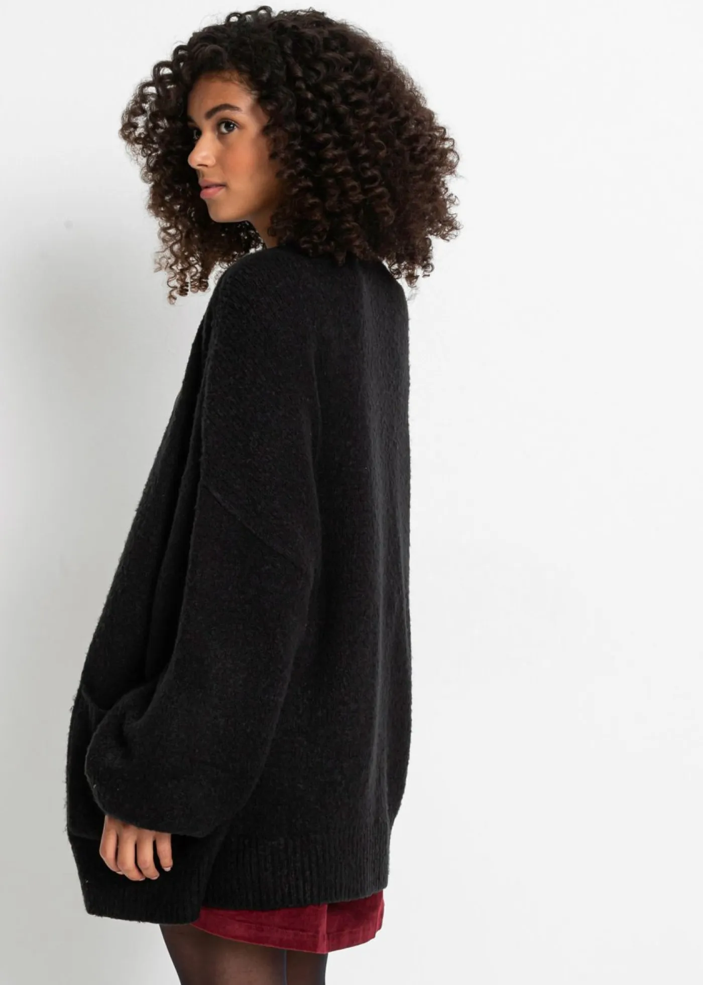 Chaqueta holgada de punto Mujer Jerséis|Ropa De Punto