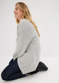 Hot Chaqueta holgada de punto Mujer Jerséis|Ropa De Punto